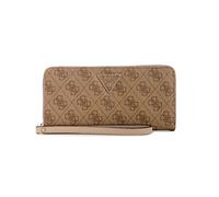 Guess Cartera grande con cremallera Laurel II SLG Logo 4G Latte