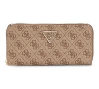 GUESS Laurel II SLG Large Zip Around Wallet L Latte Logo