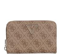 Guess Laurel II SLG Medium Zip Around - Cartera 4cc 14.5 cm (latte logo)