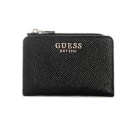 Guess Laurel II - Tarjetero con Cremallera para Mujer, Negro -, Talla Unica