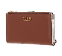 GUESS Laurel SLG Double Zip Organizer Cognac