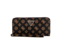 GUESS Laurel SLG Large Zip Around Wallet L Mocha Logo