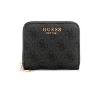 GUESS Laurel SLG Small Zip Around, Bag Women, Logotipo de carbón, One Size