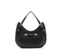 GUESS Lefia Small Satchel, Bolso de Mano para Mujer, Black, Talla única