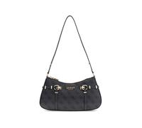 Guess Leona Logo Bolsa De Hombro De Lona Para Mujer En Coal
