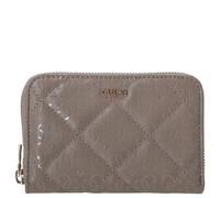 GUESS Monedero Libby SLG Zip Around Wallet Dark Taupe marrón Topo