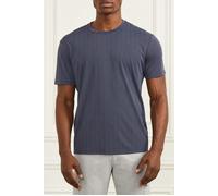 GUESS Logo -shirt Blue Navy Stick Basic Print Talla: XL | Camisetas Básicas Outlet | Hombre | Azul