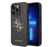 Guess Estuche Rígido para Cubierta Del IPAD IPHONE 14 Pro 6,1" 4G Big Metal Logo