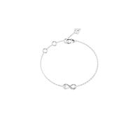 Guess Love Bites 18mm Infinity Pulsera Rodio Plata