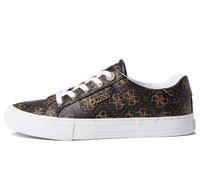 GUESS Loven, Zapatillas Mujer, Marrón Multi 908, 36 EU