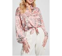 GUESS Ls Bowed Jun Shirt Eucalyptus Floral Pr Talla: L | Outlet | Mujer |