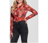 GUESS Ls Clouis Shirt Call Me Cherry Print Talla: L | Outlet | Mujer |