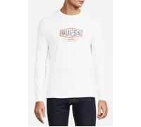 GUESS Ls Cn Box Crac Pure White Talla: XXL | Manga larga Outlet | Hombre | Blanco