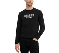 Guess LS CN Classic Design Tee, Jblk Negro Mate A996, L