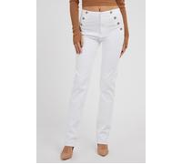 GUESS Lula Straight Pure White Talla: W26L32 | Outlet | Mujer | Blanco