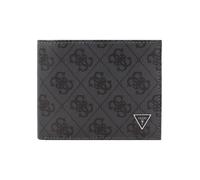 Guess Madrid Cartera Bloqueo RFID Piel natural 12 cm gris