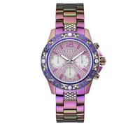 GUESS Majesty GW0771L4 - Reloj de pulsera para mujer, acero inoxidable, arcoiris, Pulsera