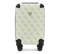 GUESS Maleta de Cabina con Ruedas Giratorias, Diseño con Logo, Color Beige y Negro, Equipaje de Mano