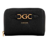GUESS Malva SLG Medium Zip Around, Billetera Mujer, Negro, One Size