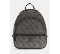 Guess Manhattan Logo 4G Mochila De Lona Recubierta Con Cierre Coal
