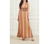 GUESS Marciano By Autumn Fearne Maxi Rust Brown Multi Talla: 38 | Vestidos Maxi Outlet | Mujer | Marrón