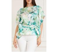 GUESS Marciano By Baja Beach Kimono Roses Bouquet Blouse Pri Talla: L | Blusas Outlet | Mujer | Rosa