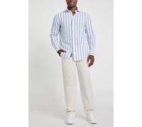 GUESS Marciano By Bill French Collar R Lightblue & White Mi Talla: 45 | Camisas de Trabajo Outlet | Hombre | Blanco