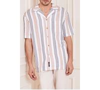 GUESS Marciano By Billy Bowling Shirt Black Brown Casual Str Talla: 44 | Camisas Casuales Outlet | Hombre | Negro