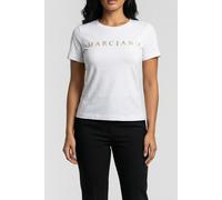 GUESS Marciano By Candy Rn Ss Tshirt Jblk/charming Leo Talla: L | Camisetas de Seda Outlet | Mujer