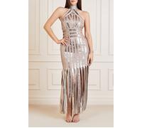 GUESS Marciano By Daisy Fringe Dress White Gold Talla: S | Vestidos Maxi Outlet | Mujer | Blanco