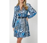 GUESS Marciano By Debora Short Dress Midnight Snake Talla: 38 | Mini Vestidos Outlet | Mujer