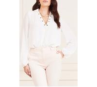 GUESS Marciano By Eva Bodysuit Pale Pearl Talla: 36 | Bodis Outlet | Mujer | Blanco