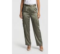GUESS Marciano By Fannie Cargo Pant Stone Olive Talla: 40 | Pantalones Rectos Outlet | Mujer | Verde