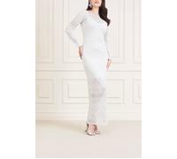 GUESS Marciano By Hydra Long Dress Swt Pale Pearl Talla: 48 | Vestidos Maxi Outlet | Mujer | Blanco