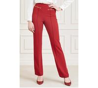 GUESS Marciano By Lillibeth Pant Dark Jam Red Talla: 42 | Pantalones Rectos Outlet | Mujer | Rojo