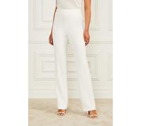 GUESS Marciano By Lily Pant Pale Pearl Talla: 48 | Pantalones Rectos Outlet | Mujer | Blanco