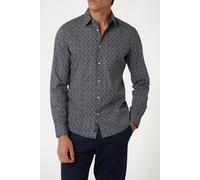 GUESS Marciano By Ls Italian Colla Rou Blue Mixed Flowers Talla: 39 | Camisas Casuales Outlet | Hombre | Azul