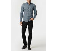 GUESS Marciano By Ls Italian Colla Rou Dark Blue Daisy Prin Talla: 45 | Camisas Casuales Outlet | Hombre | Azul
