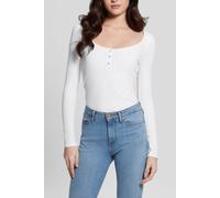 GUESS Marciano By Ls Karlee Jewel Btn Pure White Talla: S | Bodis Outlet | Mujer | Blanco