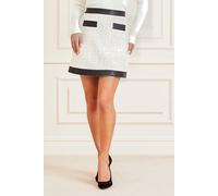 GUESS Marciano By Marika Skirt Pale Pearl Multi Talla: 46 | Mini Faldas Outlet | Mujer | Blanco