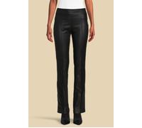 GUESS Marciano By Mirta Straight Pant Jet Black Leather Talla: 38 | Pantalones de Cuero Outlet | Mujer | Negro