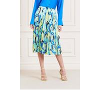 GUESS Marciano By New Giselle Pleated Green Mini Skirt Slipk Talla: 36 | Faldas Midi Outlet | Mujer | Verde