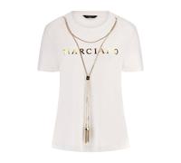 GUESS Marciano By Olivia Ss Chain Tee True White Talla: XL | Camisetas de Seda Outlet | Mujer | Blanco