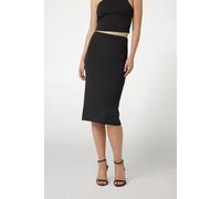 GUESS Marciano By Pandora Skirt Solid Jet Black Talla: XL | Faldas Midi Outlet | Mujer | Negro