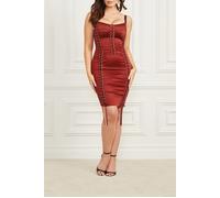 GUESS Marciano By Renaissance Dress Dark Jam Red Talla: 36 | Mini Vestidos Outlet | Mujer | Rojo