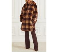 GUESS Marciano By Rochelle Coat Camel And Dark Bourb Talla: 40 | Chaquetas de Piel Sintética Outlet | Mujer | Marrón