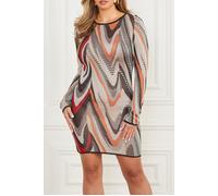 GUESS Marciano By Scarlett Short Dress Highlow All Over Jacq Talla: 42 | Mini Vestidos Outlet | Mujer | Rojo