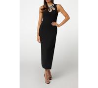 GUESS Marciano By Serafina Dress Jet Black Multi Talla: 44 | Vestidos Maxi Outlet | Mujer | Negro