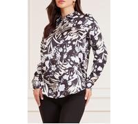 GUESS Marciano By The Icon Blouse Print Shadowlands Black Talla: 40 | Blusas Outlet | Mujer | Negro