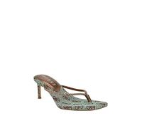 GUESS Mayan, Sandalia con talón Mujer, Bronce 750, 37.5 EU